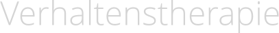 Verhaltenstherapie